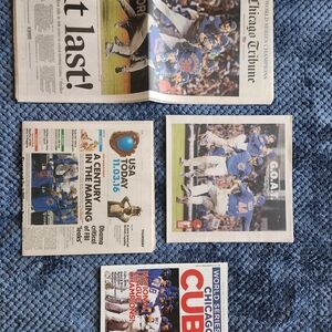 Chicago Cubs World Series Newspaper Collection